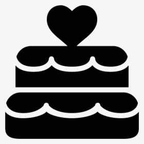Wedding Cake Clipart Png Black And White Jpg Transparent - Black And White Wedding Cake Png, Png Download, Free Download