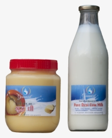 Cow Milk In Bottle, HD Png Download, Free Download