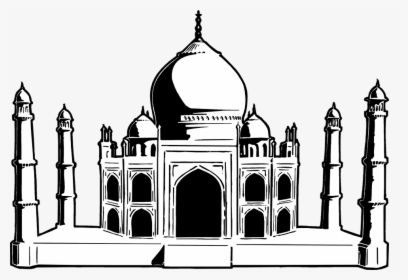 Drawing Of Taj Mahal Png Image - Illustration Of Taj Mahal, Transparent Png, Free Download