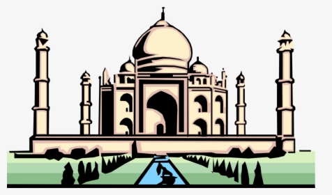 Taj Mahal Mausoleum Agra - Taj Mahal Clipart Transparent, HD Png Download, Free Download