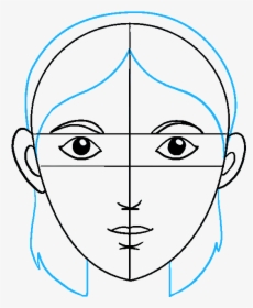 Shiva Drawing Easy - Human Face Drawing, HD Png Download, Free Download