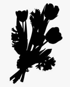 Tulip Flowers Png Hd Wallpaper - Silhouette, Transparent Png, Free Download