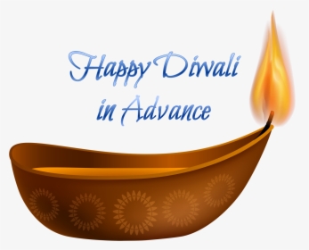 Happy Diwali In Advance Transparent Image - Calligraphy, HD Png Download, Free Download