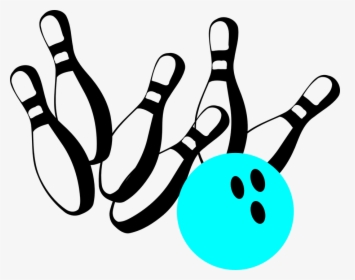 Bowling Strike Transparent Background Png - Bowling Pins Silhouette Png, Png Download, Free Download