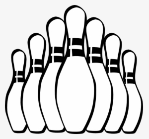 Bowling Pins Svg Clip Arts - Bowling Pins For Coloring, HD Png Download, Free Download
