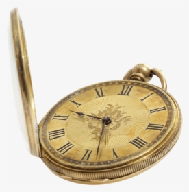 Victorian Gold Open Pocket Watch - Pocket Watch Transparent Background, HD Png Download, Free Download