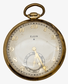 1933 Elgin Gold Filled Pocket Watch - Pocket Watch, HD Png Download, Free Download