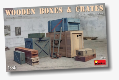 Transparent Wooden Crate Png - Wooden Boxes & Crates Miniart, Png Download, Free Download