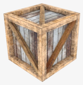 Crate Render - Plywood, HD Png Download, Free Download