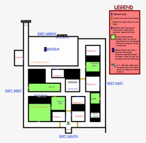 Baldi"s Basics In Education And Learning Map , Png - Map De Baldi's Basics, Transparent Png, Free Download