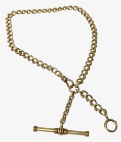 Pocket Watch Chain Necklace - Pocket Watch Chain Png, Transparent Png, Free Download