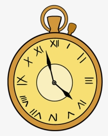 Old Drawing Pocket Watch - Simple Pocket Watch Drawing, HD Png Download, Free Download