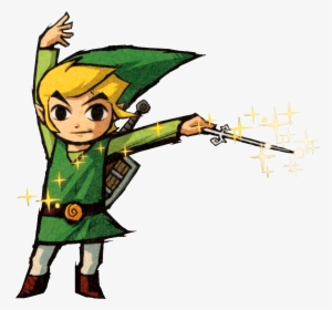 The Legend Of Zelda Clipart Toon Link - Wind Waker Toon Link, HD Png Download, Free Download
