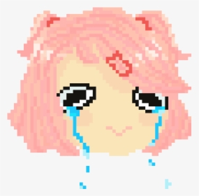 Transparent Sad Anime Girl Png Anime Girl Pixel Art Png Download Kindpng