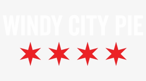 Windy City Pie Logo - Chicago Flag Stars, HD Png Download, Free Download