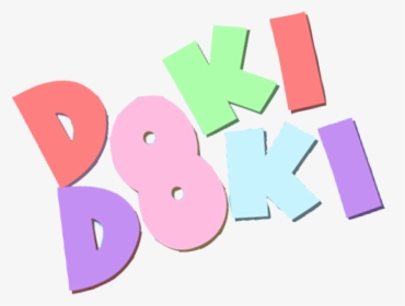 Random Doki Doki Cropped Png To Remind You We Are Only - Doki Doki Literature Club Logo, Transparent Png, Free Download