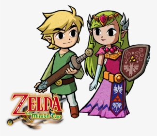 The Legend Of Zelda Clipart Toon Link - Legend Of Zelda The Minish Cap Princess Zelda, HD Png Download, Free Download