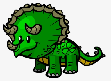 Green Clipart Triceratops - Triceratops Clipart Transparent Background, HD Png Download, Free Download