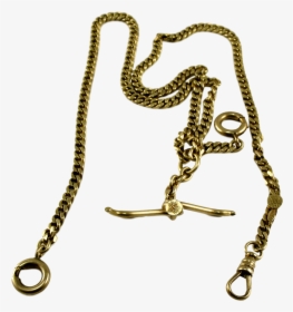 14k Pocket Watch Chain - Chain, HD Png Download, Free Download