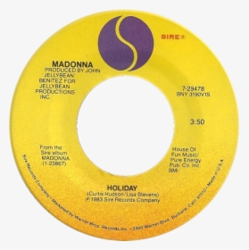 Madonna Holiday 1983 Us Vinyl - Boney M Dancing In The Streets 7, HD Png Download, Free Download