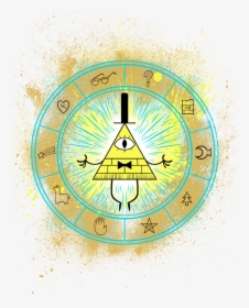 Bill Cipher T Shirt Gravity Falls Animated Film Image - Cipher Circle Gravity Falls, HD Png Download, Free Download