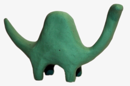 Green Dinosaur Plasticine - Plasticine Dinosaur, HD Png Download, Free Download