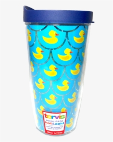 Chatham Ducks Brand Scalloped Rubber Duck Pattern Tervis - Duck Tumbler, HD Png Download, Free Download