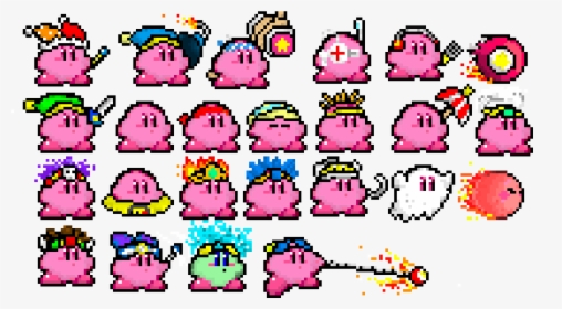 Kirby Sprite Png - Sprite Kirby Pixel Art, Transparent Png, Free Download