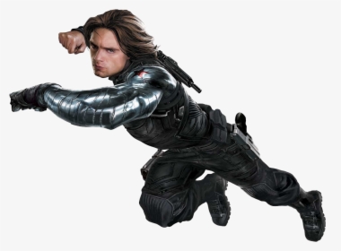 Bucky Barnes Captain America Falcon Iron Man - Transparent Winter Soldier Png, Png Download, Free Download