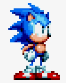 Hesse Sonic Sprite - Sonic Mania Sonic Pixel, HD Png Download, Free Download