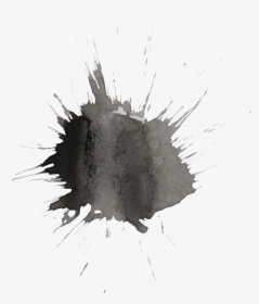 Black And White Watercolor Png, Transparent Png, Free Download