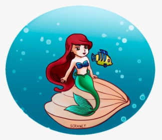 Chibi Ariel - Illustration, HD Png Download, Free Download