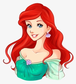Ariel Clipart Princess Drawing - Ariel Princess Clipart, HD Png Download, Free Download