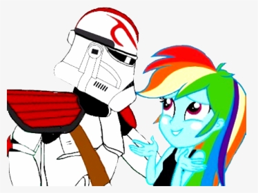 Comics Clipart Clone Trooper - Clone Troopers In Mlp, HD Png Download, Free Download