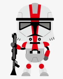 Star Wars Clipart Clone Trooper - Cute Clone Trooper Cartoon, HD Png Download, Free Download