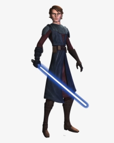 Star Luke Clone Skywalker Wars Anakin Figurine - Clone Wars Anakin Skywalker, HD Png Download, Free Download
