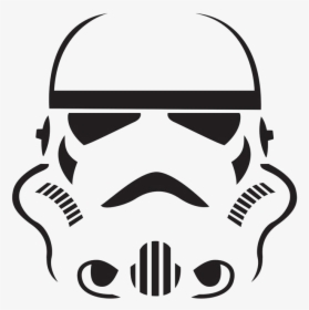 Stormtrooper X Helmet Drawing Vector Graphic Transparent - Star Wars Pumpkin Stencil, HD Png Download, Free Download