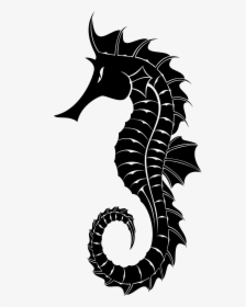 Seahorse Png - Seahorse Black And White, Transparent Png, Free Download