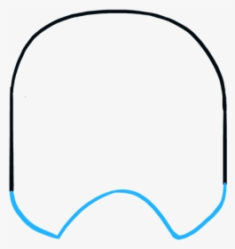 How To Draw Stormtrooper Helmet - Circle, HD Png Download, Free Download