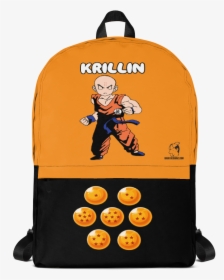 Krillin With Dragon Balls - Backpack, HD Png Download, Free Download