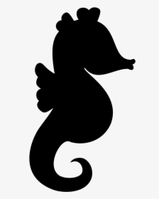 Seahorse Clip Art Character Silhouette Fiction - Seahorse Silhouette, HD Png Download, Free Download