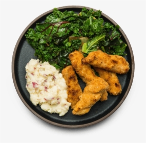 Chicken Tenders With Turnip Mash - Dish Food Png, Transparent Png, Free Download
