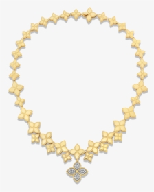 Roberto Coin Princess Gold Or Diamond Drop Link Necklace, HD Png Download, Free Download
