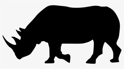 Transparent Rhino Clipart - Rhino Svg, HD Png Download, Free Download