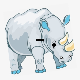 White Rhinoceros , Png Download - Животные Картинки Нарисованные, Transparent Png, Free Download