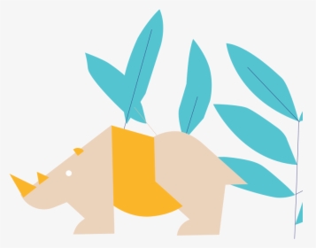 Rhino Illustration - Say Rhino Logo, HD Png Download, Free Download