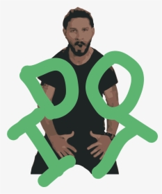 Drawn By Computer - Shia Labeouf Just Do It Sticker, HD Png Download, Free Download