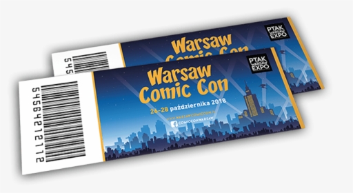 Bilety Na Warsaw Comic Con 2018 Warszawa Nadarzyn - Comic Con Tickets 2019, HD Png Download, Free Download