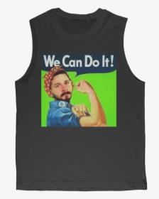 We Can Do It Meme ﻿classic Adult Muscle Top - Shia Labeouf We Can Do, HD Png Download, Free Download