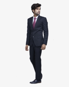 Black Formal Striped Suit - Suit With Jogger Pants, HD Png Download, Free Download